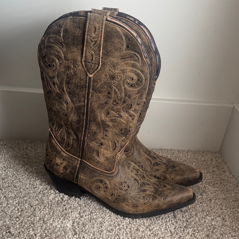 Vanessa Laredo Cowboy Boots Size 10